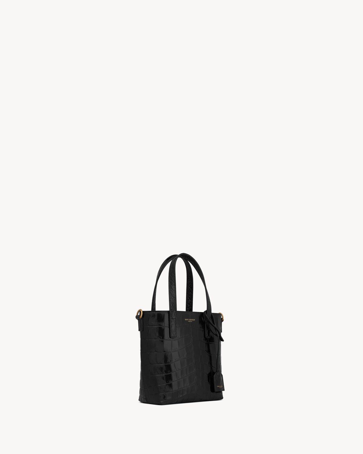 YSL Mini Toy Shopping Saint Laurent in Crocodile-Embossed Leather - Image 2